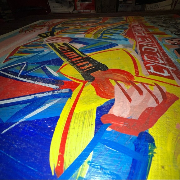 Steve Keene Woody Guthrie Birthday Coney The Klezmatics Band Artwork Painting - Picture 5 of 8